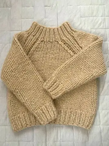 GALLARDAGALANTE 개럴개런트 로우 게이지 손뜨개질풍 니트