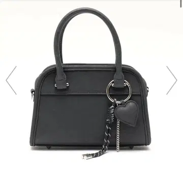 3개 참 포함 빈티지풍 2way 라운드 미니 보스턴 백