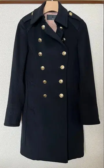 mowzy 블랙 나폴레옹 코트