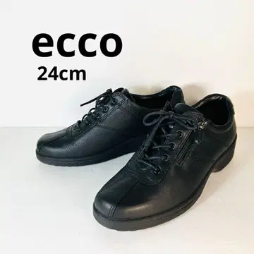 새상품급 ecco 에코 사이드 지퍼 블랙 스니커즈 워킹