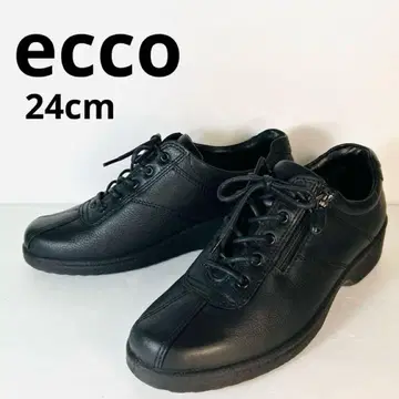 새상품급 ecco 에코 사이드 지퍼 블랙 스니커즈 워킹