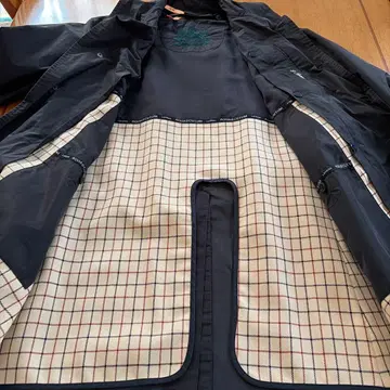 아쿠아 스큐텀 남성용 코트 울 라이너 포함 블랙