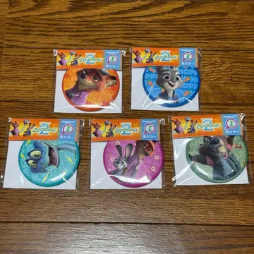 주토피아2 해피 복권 I상 캔 거울 5개 컴플리트 세트