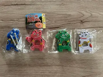 미니어처 빨간 소 바리케이드