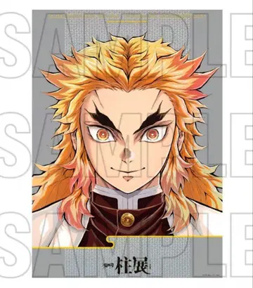 귀멸의 칼날 기둥전 키 비주얼 프리미엄 포스터 렌고쿠 쿄쥬로