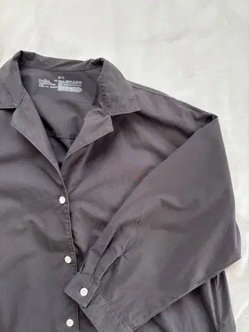 무인양품 오픈 카라 셔츠 원피스 M-L