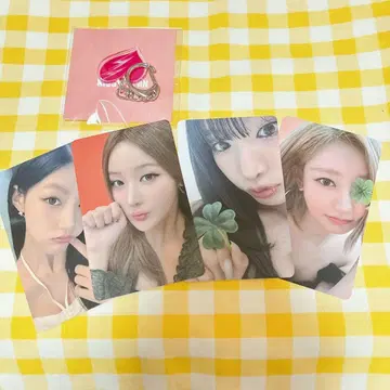 KISS OF LIFE FC 가입 혜택 트레이딩 카드 키링