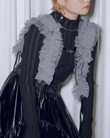 Ezick 서스펜더 Multi-layered 2way 프릴 하네스