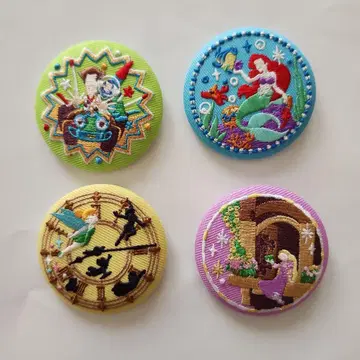 디즈니 자수 캔뱃지 2