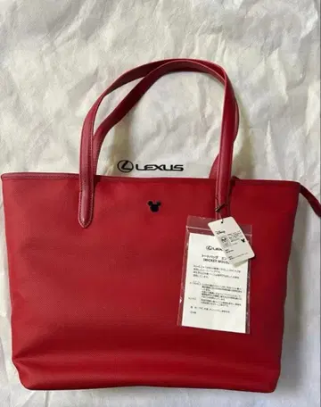 렉서스 토트백 MICKEY MOUSE Disney 새상품 빨간색