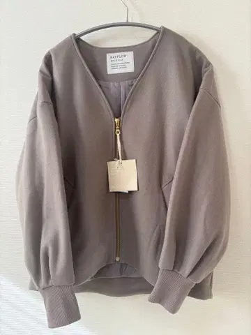 BAYFLOW 울리 zip 블루종 택 포함