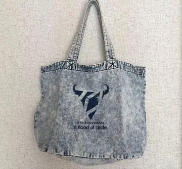 a flood of circle 데님 토트백 10주년 기념
