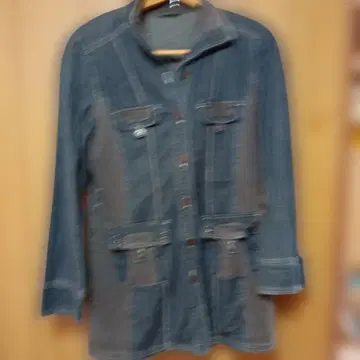 데님 블루 캐주얼 자켓