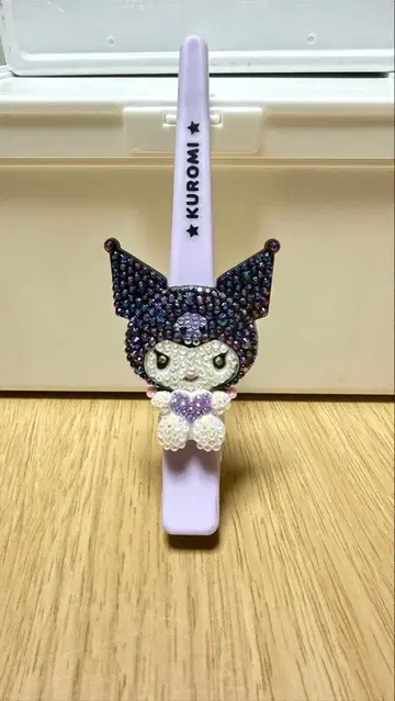 산리오 x 쿠로미 (헤어 클립 퍼플)
