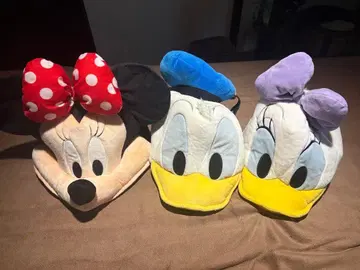 디즈니 미니 도날드 데이지 팬캡 3개 세트