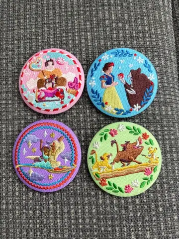 디즈니 자수 캔뱃지 2