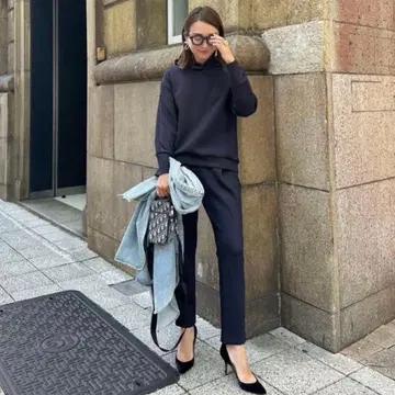 링커블 본딩 테이퍼드 팬츠