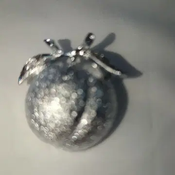 사라 코벤트리 피치 넥타 실버풍 브로치