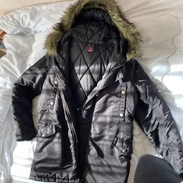 x-girl 밀리터리 코트 모즈 코트