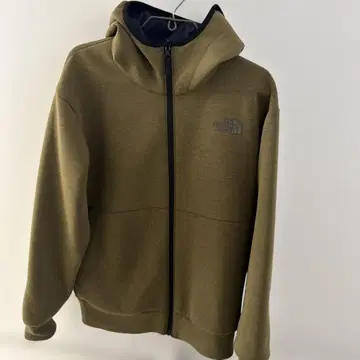 THE NORTH FACE 풀 집업 후드티 올리브/네이비
