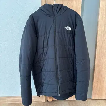 THE NORTH FACE 후드 부착 다운 자켓 블랙