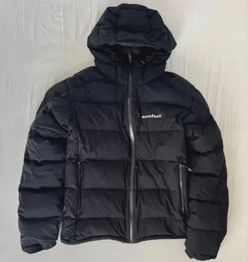 몽벨 파마로스트 라이트 다운 후드티 남성용 L 블랙