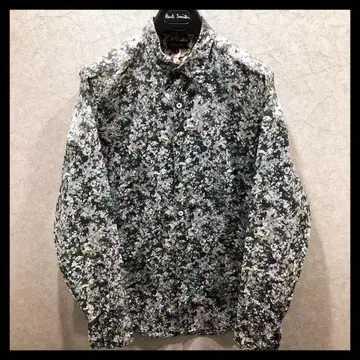 폴스미스 긴팔 셔츠 L 사이즈 꽃무늬 멀티 컬러
