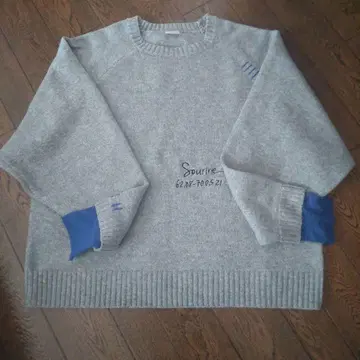 niko and - Misayo 배색 풀오버 그레이