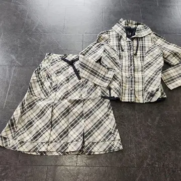 TRUNKHIROKO KOSHINO 셋업 42.40 체크 코시노