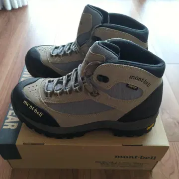 mont-bell 등산화 베이지/그레이