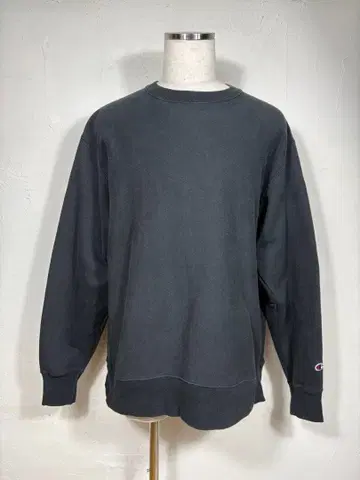 Champion REVERSE WEAVE 블랙 맨투맨 남성용 XL