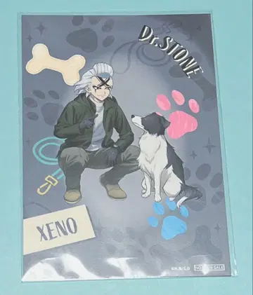 Dr.STONE 제노 캐릭터 애니메이션 with Dogs 특전 엽서