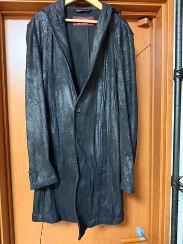 후드 부착 롱 가디건