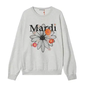Mardi 꽃무늬 맨투맨 트레이닝복