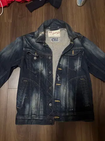 Rattletrap 데미지 가공 데님 자켓