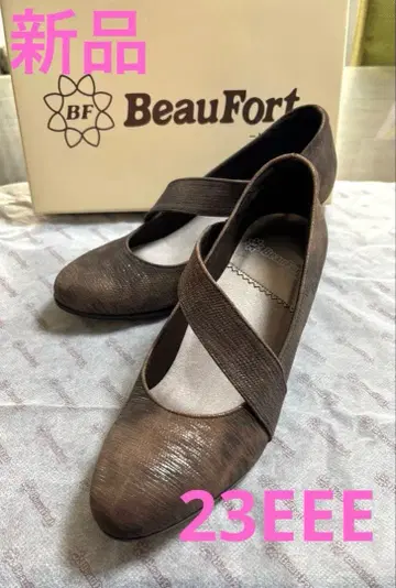 [ 새상품 ] 뷰포트 사선 스트랩 컴포트 펌프스 23EEE