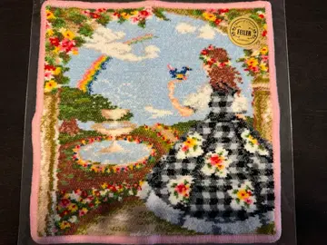 페이 에스쁘아 정원 타월 손수건 비시 체크