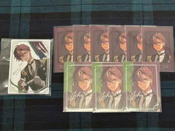 미스트니아의 날개 희망 존 오토 겨울 아크릴 스탠드 포토 카드 파르카