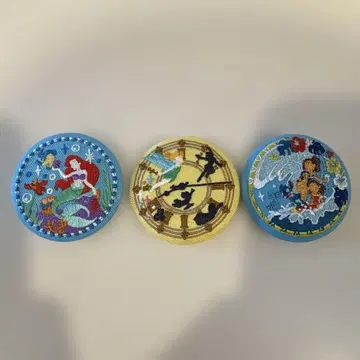 디즈니 디자인 3종 세트 디즈니 자수 캔뱃지