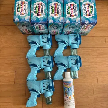 전동 버블건 5개와 토모다 샤봉액 세트