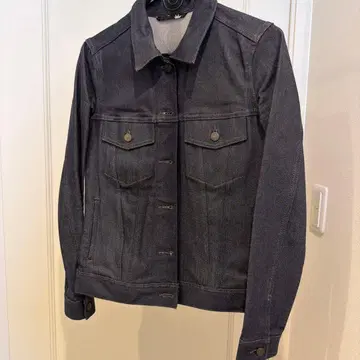 lucien pellat-finet 자수 다크 데님 자켓