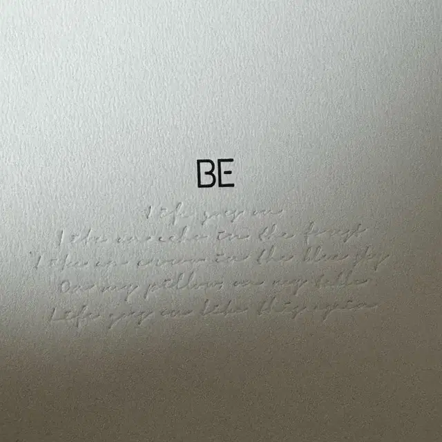 방탄소년단 방탄 BE 앨범 판매합니다