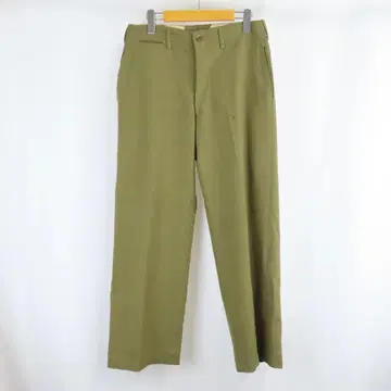 40s VINTAGE US ARMY M43 센터 프레스 팬츠 구제 의류
