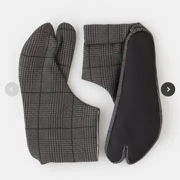 기모노 야마토 컬러풀 타비 하운드투스 체크 그레이 23.5cm