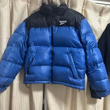 Reebok 다운 자켓 파랑 블랙