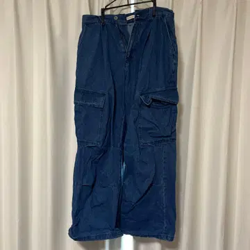 nano universe 다크 블루 카고 팬츠