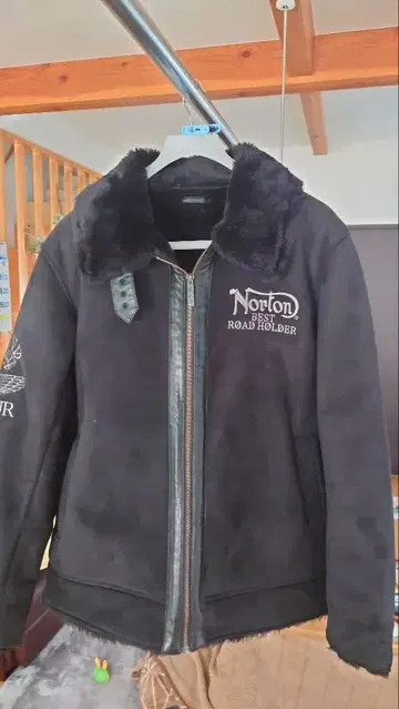 Norton 퍼 부착 자켓 BIRMINGHAM XL 사이즈