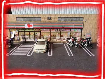1/64 미니카 편의점 디오라마 패널