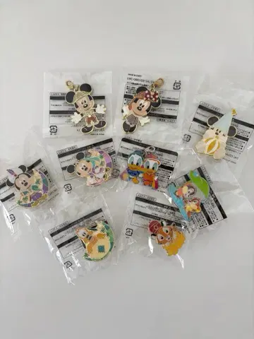 디즈니 정글 카니발 핀 배지 참 9종 세트 리루린린