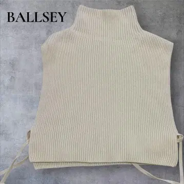 BALLSEY 하이넥 베스트 새상품급 캐시미어 100% 니트 베스트